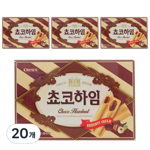 크라운 쵸코하임, 142g, 20개