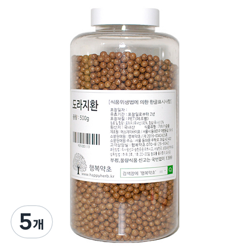 행복약초 도라지환, 500g, 5개