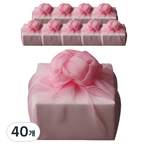 통샵 선물 답례품 포장 크리스탈 보자기 45cm, 810, 40개