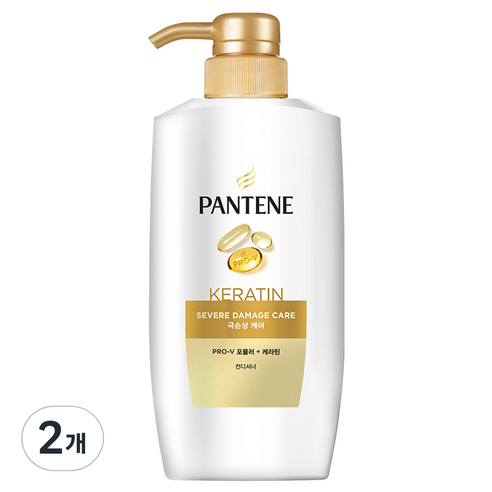팬틴 케라틴 극손상케어 컨디셔너 프루티 플로럴 향, 750ml, 2개