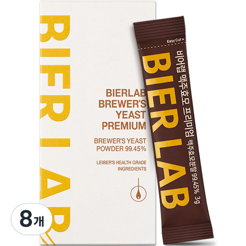 데이즈온 비어랩 맥주효모 환 프리미엄 20p, 60g, 8개