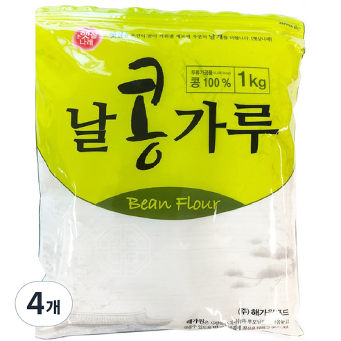 해가원 날콩가루, 4개, 1kg