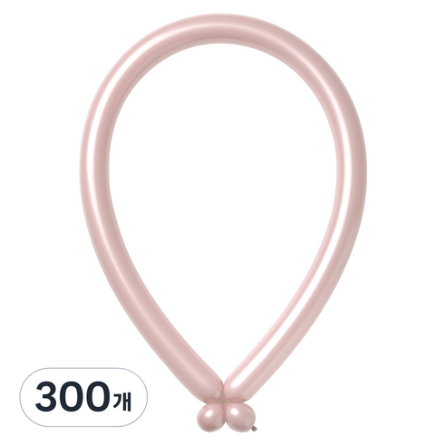 조이벌룬 260풍선, 파스텔더스크 로즈, 300개