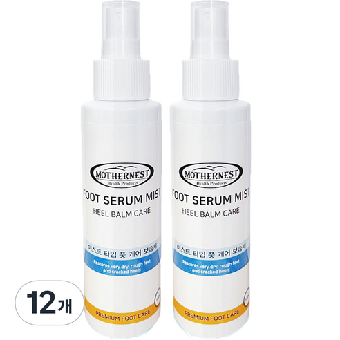 마더네스트 미스트 풋케어 보습제 120ml, 1개입, 12개