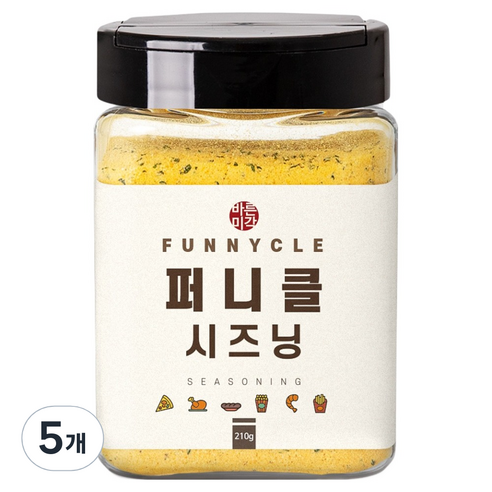 바른미각 퍼니클 시즈닝 가루, 210g, 5개