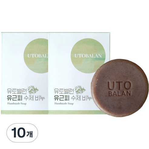 유토밸런 유근피 수제비누, 10개, 85g