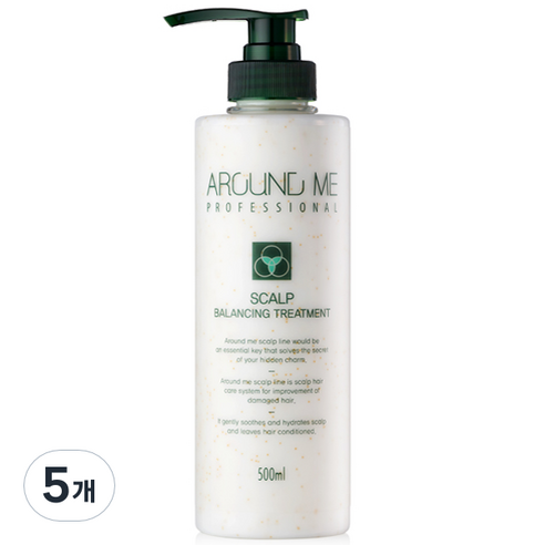 어라운드미 밸런싱 트리트먼트 스칼프, 500ml, 5개