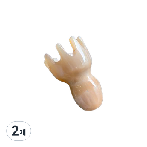 마켓에이 물소뿔 두피마사지 문어괄사 4호, 백각, 2개