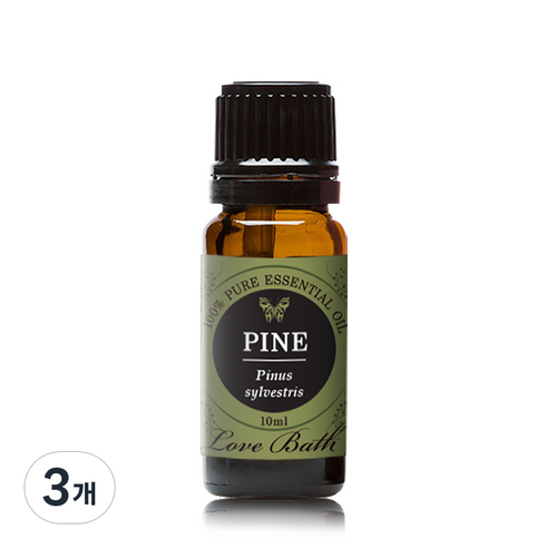 러브바스 아로마 에센셜오일 파인, 10ml, 3개
