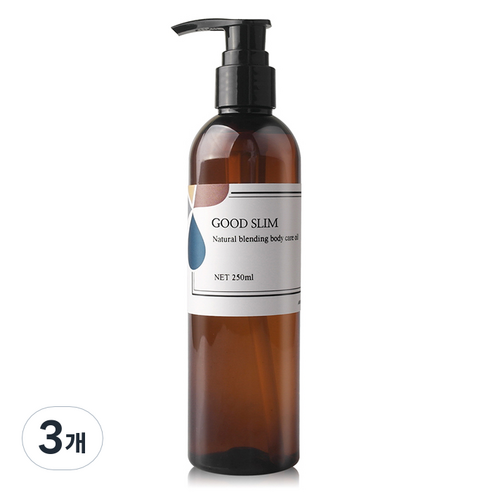 굿슬림 바디 마사지 오일, 250ml, 3개