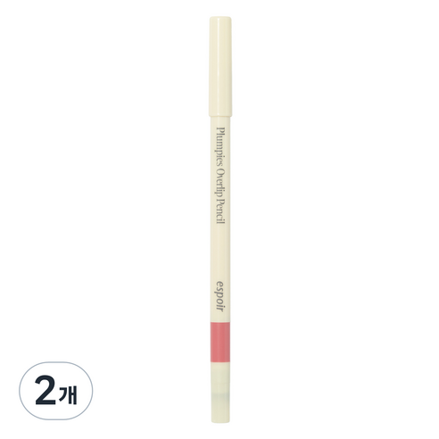 에스쁘아 플럼피즈 오버립 펜슬 0.4g, 2개, 1호 쿨링 볼륨