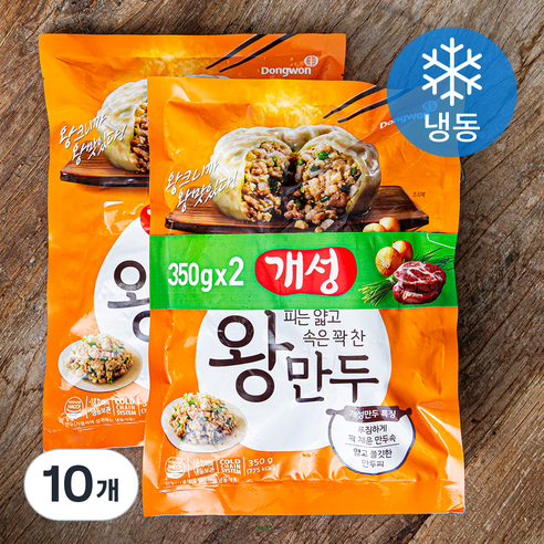 개성 왕만두 (냉동), 350g, 10개