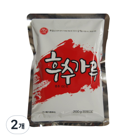 해가원 햇살나래 후추가루, 200g, 2개