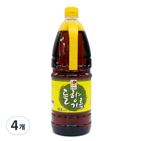 뚜레반 들향기름, 1.8L, 4개