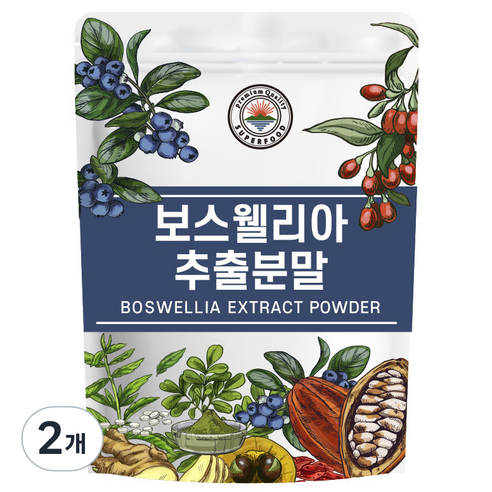 해나식품 보스웰리아 추출 분말, 300g, 2개