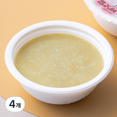 배냇밀 초기 5~7개월 한우 근대 미음, 혼합맛(한우/근대), 150g, 4개