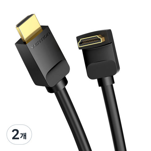 벤션 270도 4K HDMI V2.0 케이블, 2개, 1.5m