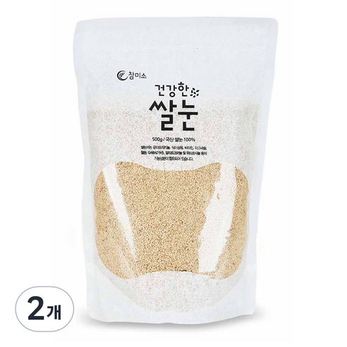 참미소 건강한 쌀눈, 500g, 2개