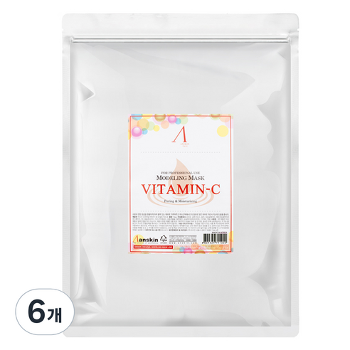 안스킨 오리지날 비타민 C 모델링팩 1kg, 1개입, 6개
