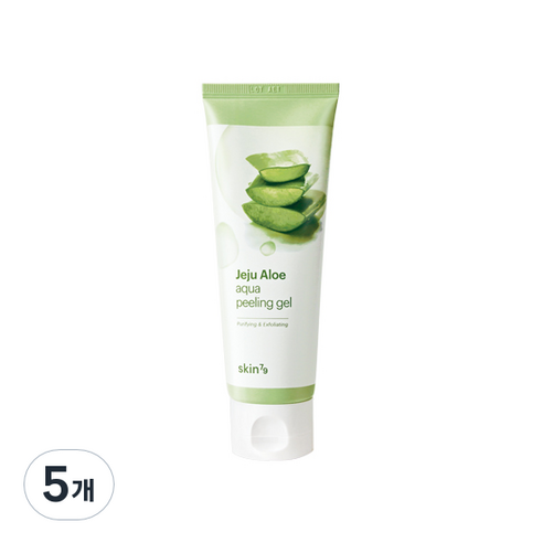 스킨79 제주 알로에 아쿠아 필링젤, 100ml, 5개