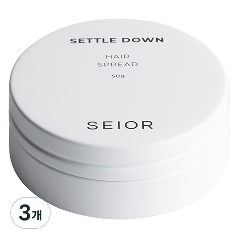 시오르 헤어 스프레드 크림 세틀다운, 50g, 3개