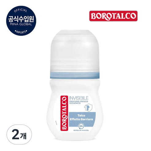 보로탈코 데오 롤온 인비저블 프레쉬, 50ml, 2개