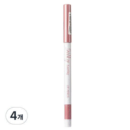 미샤 실키래스팅 립 펜슬 0.25g, 엔젤칙스, 4개