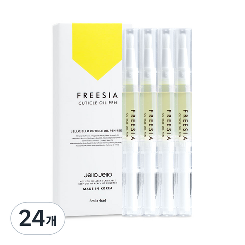 젤로젤로 큐티클 오일펜 프리지아, 3ml, 24개