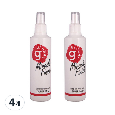 새한 글로발 체리 미러클 휘니쉬 헤어스프레이, 240ml, 4개