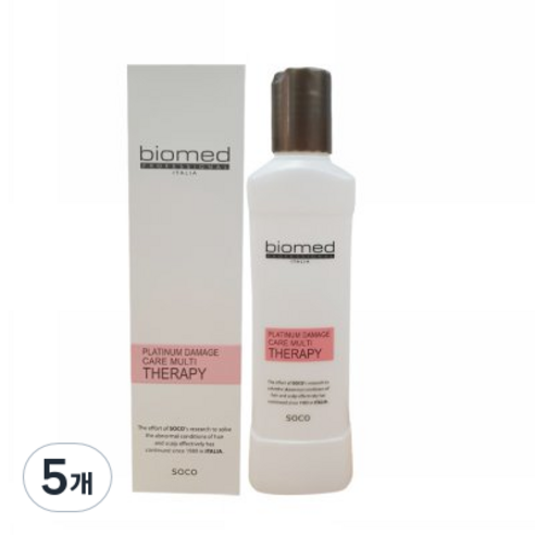 바이오메드 프로페셔널 데미지케어 멀티테라피 헤어 에센스, 175ml, 5개