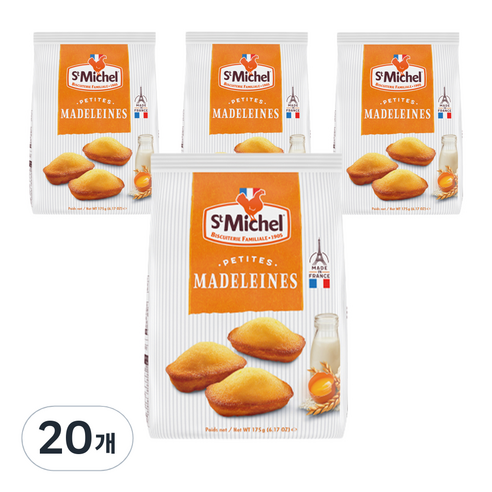 생미쉘 마들렝 빵, 175g, 20개
