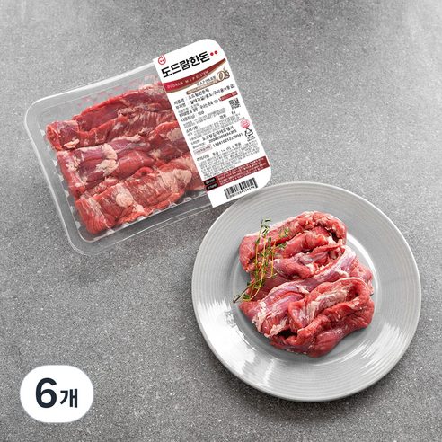 도드람한돈 1등급 갈매기살 구이용 (냉장), 300g, 6개