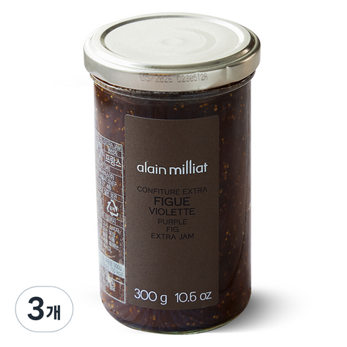알랭밀리아 무화과잼, 300g, 3개
