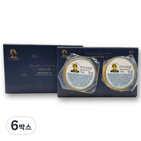 가가농장 실링아카시아꿀 2p, 160g, 6박스