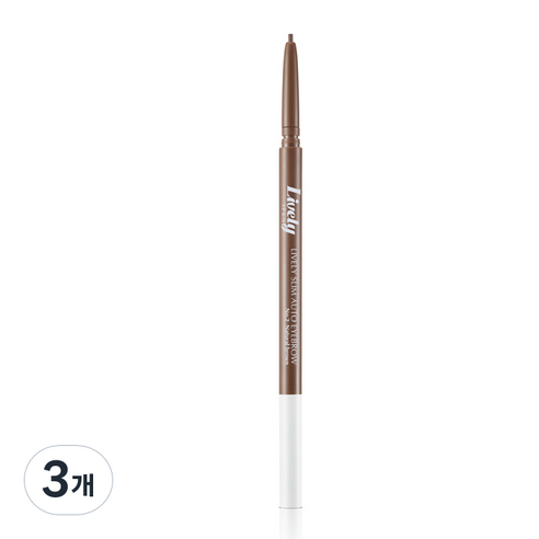 입큰 라이블리 슬림 오토 아이브로우 0.05g, 내추럴브라운, 3개