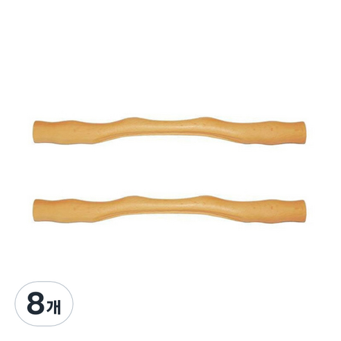 블럭마트 우드 마사지 스틱 41cm, 8개
