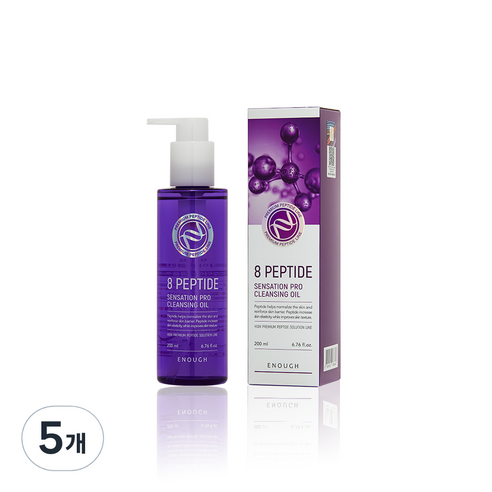 이너프 에잇 펩타이드 클렌징 오일, 200ml, 5개
