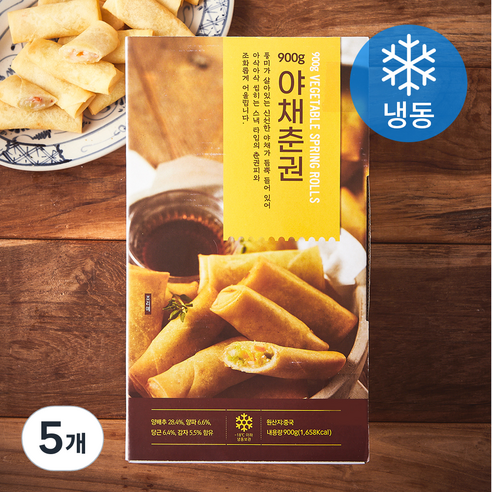 딤섬 야채춘권 (냉동), 900g, 5개