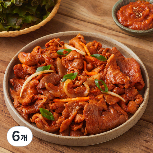 꿀맛나는세상 한돈 고추장 제육볶음, 500g, 6개