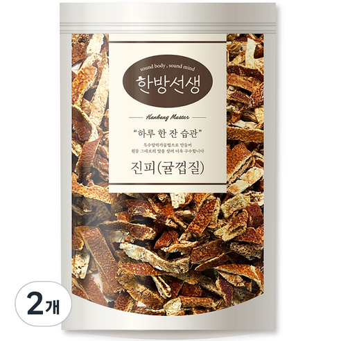 한방선생 귤껍질 진피, 300g, 2개
