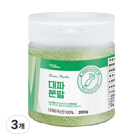 고미네 대파 분말, 200g, 3개