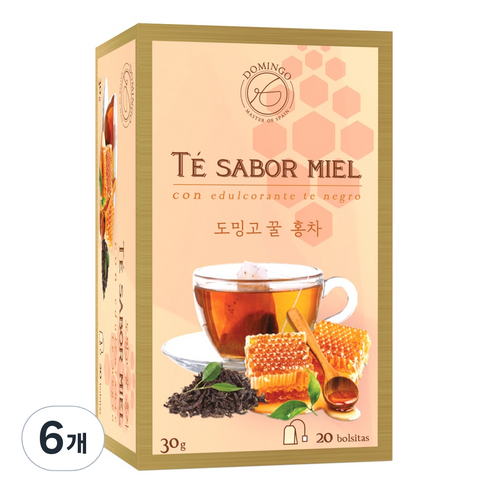 도밍고 꿀홍차, 1.5g, 20개입, 6개