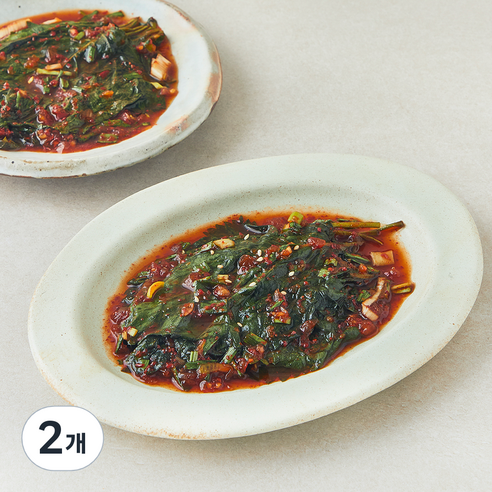 도미솔식품 아삭한 도미솔 김치 맛깔깻잎김치, 900g, 2개