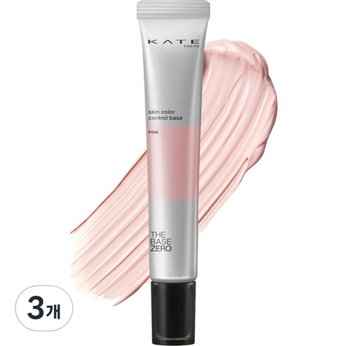 케이트 스킨 컬러 컨트롤 베이스 24g, 3개, PINK