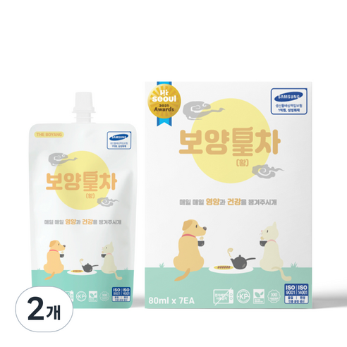 더보양 보양황차 7P, 560ml, 2개