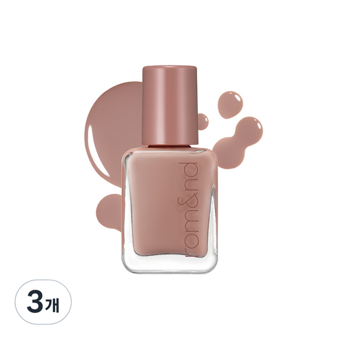 롬앤 무드 페블 네일, 20 누가 로즈, 7ml, 3개