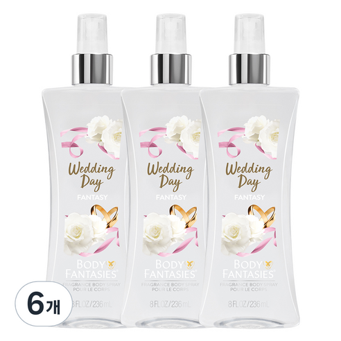 바디판타지 바디미스트 웨딩데이, 236ml, 6개