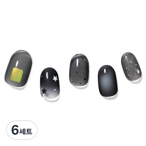 데싱디바 글레이즈 네일스티커 세트, 스타웨이, 6세트