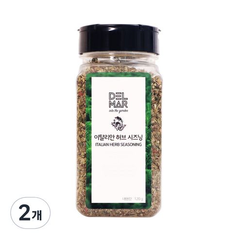 딜리셔스마켓 이탈리안 허브 시즈닝 중형, 120g, 2개