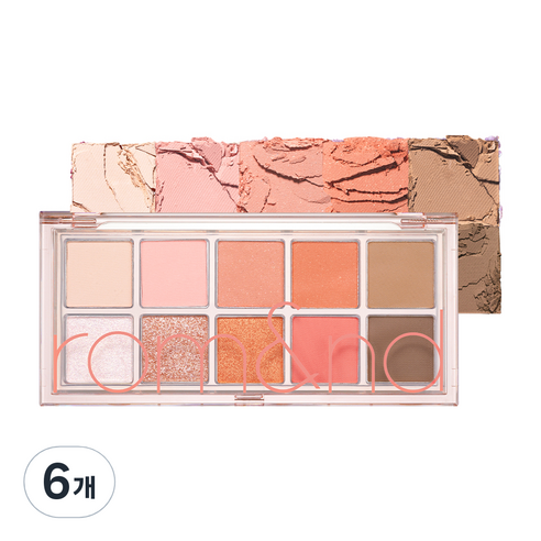 롬앤 베러 댄 팔레트, 08 피치 달리아 가든, 6개